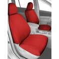 thumbnail image 2 of CalTrend Front Buckets Carbon Fiber Seat Covers for 2008-2012 Buick/Chevy/GMC Enclave|Traverse|Acadia - CV444-02FA Red Insert and Trim, 2 of 3