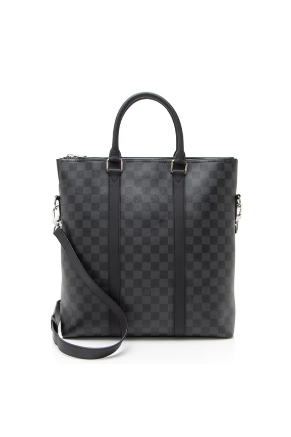 Pre-Owned Louis Vuitton Damier Graphite Anton Tote