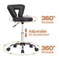 thumbnail image 6 of Yaheetech Spa Pedicure Chair Stool for Nail, Hair, Facial Technician Black, 6 of 8