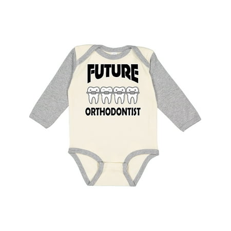 

Inktastic Future Orthodontist Baby Gift Gift Baby Boy or Baby Girl Long Sleeve Bodysuit