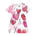 thumbnail image 4 of RXIRUCGD 2025 Vêtements d'Été pour Enfants 3-12 Ans Mode Imprimée Pyjama Rêveur Mi-Mollet Chemise de Nuit, 4 of 4