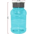 thumbnail image 5 of Teacher's Choice Coin Counter Pennies Nickles Dimes Quarter Savings Jar | Transparent Blue w/ LCD Display, 5 of 6