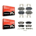 thumbnail image 1 of Positive Plus Front Rear Semi-Metallic Brake Pads Kit for Car Lexus IS250 KPF-100477, 1 of 8