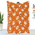 thumbnail image 7 of Halloween Decorations Blanket 4.26*4.92ft Pumpkin Ghost Plush Blanket-Soft Cozy Fleece Throw Blanket，Halloween Harvest Gifts for Kids & Home Decor, 7 of 7