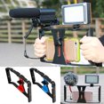 thumbnail image 1 of Video Camera Cage Stabilizer Film Steady Handle Grip Rig For Mobile Smart Phones, 1 of 9