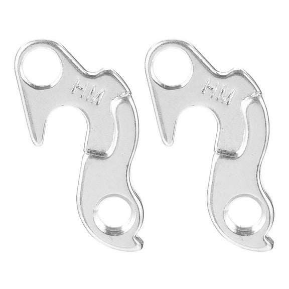 SWETRACE 2Pcs Silver Rectangular Bike Hanger Aluminum Alloy for Mountain Bikes Durable and Protective