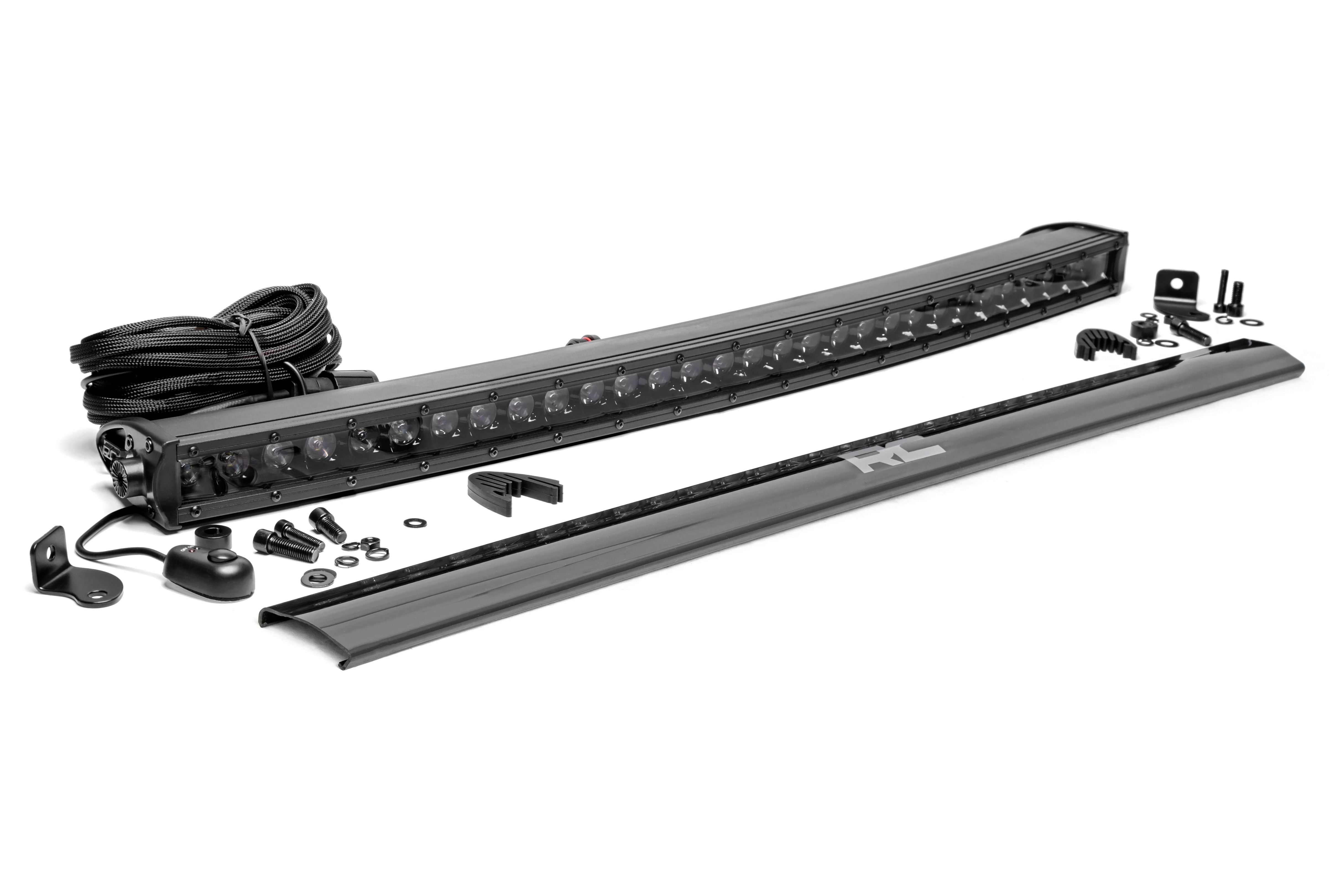 Rough Country 30" Single Row Curved LED Light Bar CREE 12,000 Lumens 72730BL