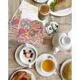 thumbnail image 4 of Easter Kitchen Dish Towels for Drying Dishes Set of 3, Spring Floral Watercolor Easter Eggs Bunny Flower Bow Waffle Weave Microfiber Hand Tea Bathroom Towels Quick Dry & Absorbent Towel 15.7x23.6, 4 of 7