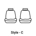 thumbnail image 3 of Covercraft 21-24 Jeep Grand Polycotton SeatSaver Custom Front Row Seat Covers - Grey, 3 of 3