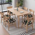 thumbnail image 6 of Pioneer Flower Seat Covers for Dining Room Chairs Set Of 6,Stretch Printed Washable Chair Seat Cover with Elastic Ties and Button,Removable Waterproof Couch Cushion Covers, 6 of 6