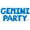 Blue, variant on Letter Balloons - GEMINI PARTY 16" Inch Alphabet Letters Foil Mylar Balloon Gemini Birthday Party Banner (Black)