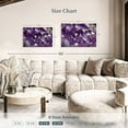 thumbnail image 4 of Elephant Stock Purple Amethyst Crystal Wall Art - Horizontal Canvas Wall Art - Living Room Wall Decor - Nature Canvas - Gray And Purple Decor - 30" x 20", 4 of 8
