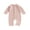Pink, variant on Bagilaanoe Newborn Baby Girl Boys Jumpsuit Long Sleeve Bodysuit 3M 6M 12M 18M 24M Infant Ribbed One Piece Romper