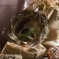 thumbnail image 5 of Fall Natural Rattan and Willow Wreath Christmas, 5 of 11