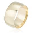 thumbnail image 2 of DECADENCE 10K Yellow Gold 8mm Polished Plain Wedding Band, 2 of 5