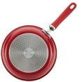 thumbnail image 7 of Rachael Ray Create Delicious Aluminum Nonstick Covered Deep Frying Pan, 9.5-Inch, Red Shimmer, 7 of 7