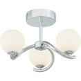 thumbnail image 4 of Essence 3-Light LED Semi-Flush Mount in Polished Chrome, 4 of 5