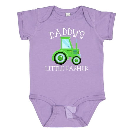 

Inktastic Daddy s Little Farmer- Green Tractor Gift Baby Boy or Baby Girl Bodysuit