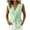 Green, variant on Womens Sleeveless V Neck Tops Casual Twist Knot Blouses Linen Blend Wrap Tank Tee Shirts Daily Clothes