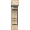 thumbnail image 2 of Ekena Millwork 7 1/2"W x 24"D x 32"H Balboa Block Smooth Bracket w/ Offset Brace, Douglas Fir, 2 of 25