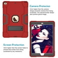 thumbnail image 4 of iPad 7th Generation Case Shockproof, iPad 10.2 Case with Stand, Allytech Dual Layer Full Protection Rugged Kickstand Armor Defender Impact Resistant Case Cover for Apple iPad 7th Gen,Red/Black, 4 of 6