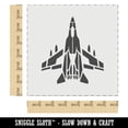 thumbnail image 2 of Fighter Jet War Plane Combat Vehicle with Missiles DIY Cookie Wall Craft Stencil - 7.0 Inch, 2 of 5
