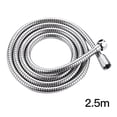 thumbnail image 1 of Tubo de agua de doble hebilla de acero inoxidable Manguera de ducha flexible Accesorios de tubo suave de baño 2,5 m sidaley  HA6134-03B, 1 of 6