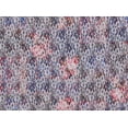 thumbnail image 2 of Zelouf Botanical  Lace  Print  , Sewing, DIY, Crafts Fabric by the Yard, 435 Navy/rose, 3 Yard, 2 of 2