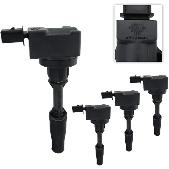 Set of 4 Bulk 12654078 OEM Ignition Coils Compatible with 25202791 GN10682 UF-680