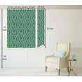 thumbnail image 5 of Ambesonne Tropical Peel & Stick Wallpaper for Home, Bohemian Monstera Print, 13"x72", Fern Green Charcoal Grey, 5 of 5