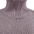 thumbnail image 5 of YOTMKGDO Sweaters for Women, Solid Casual Long Knitted Sleeve Off The Sweater Womens Shoulder Pullover Sweater Purple XXL, 5 of 5