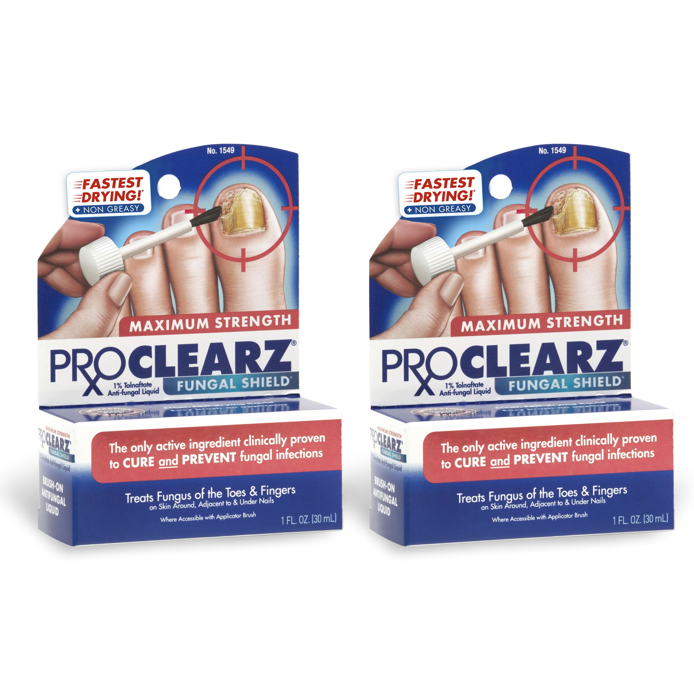 ProClearz Fungal Shield Maximum Strength Brush-On Antifungal Liquid, 1 oz
