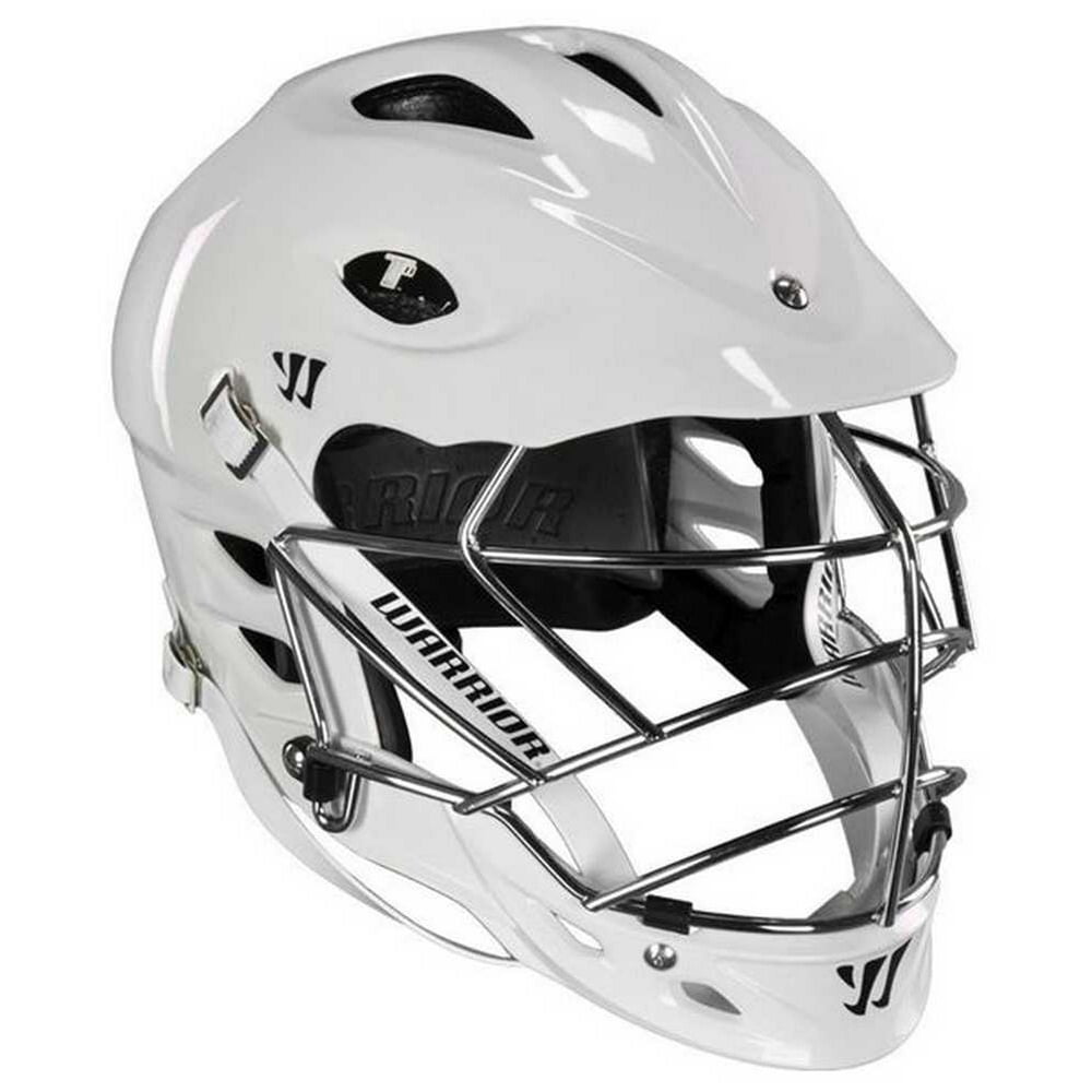 Warrior Men's Lacrosse T2 Helmet Lightweight Breathable White/Black