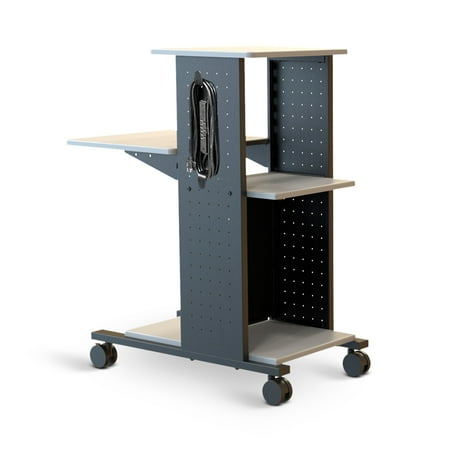 Luxor H Wilson,Presentation Cart,(4) Shelves WPS4E