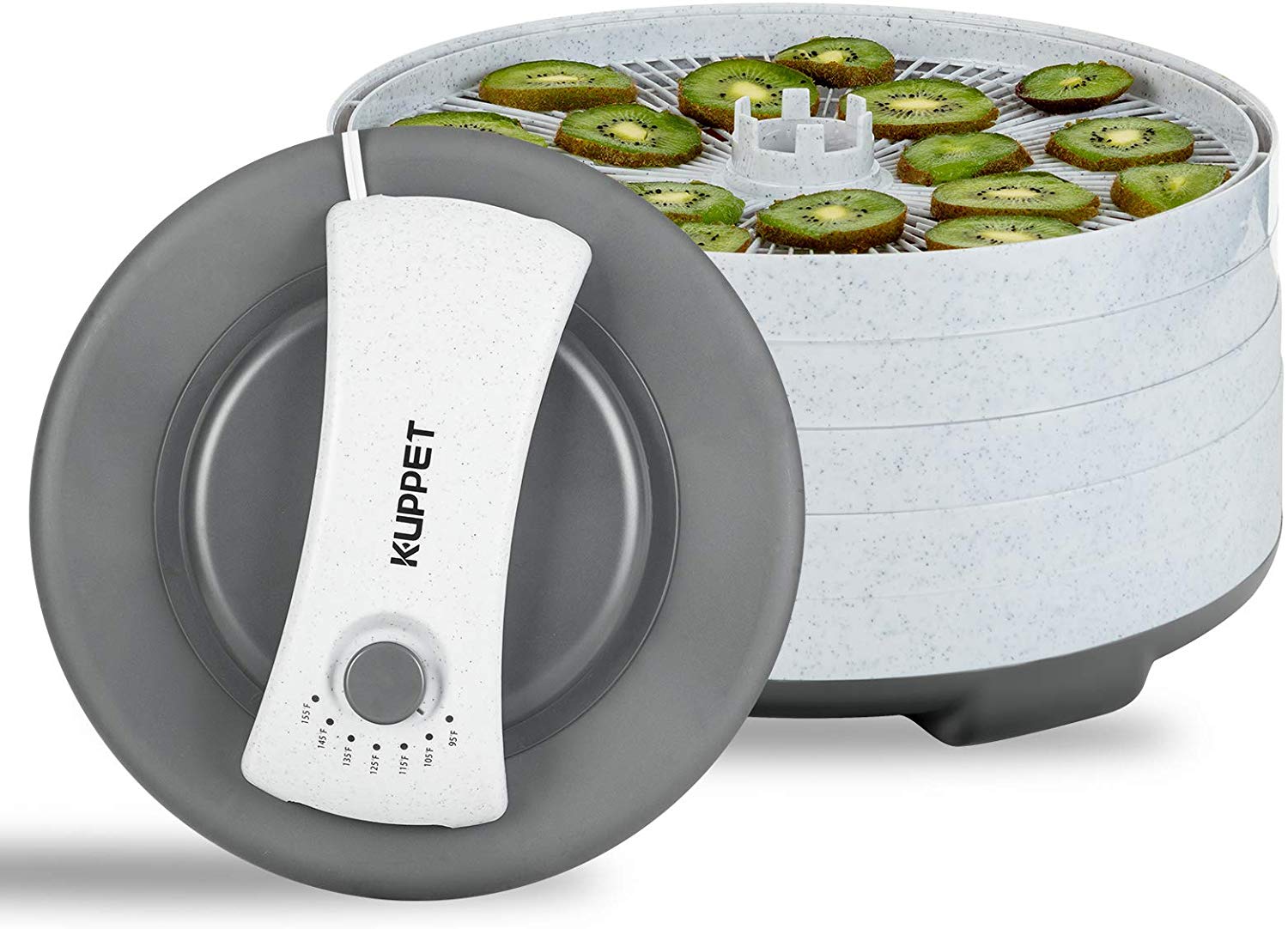 KUPPET Countertop Food Dehydrator Machine, Food Dryer with Temperature