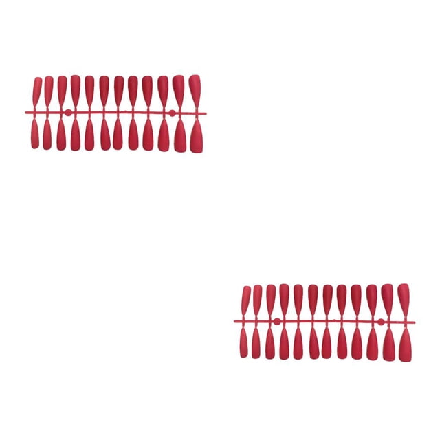 Vogacara Tabletas para mejorar las uñas Textura helada Uña falsa Cobertura completa Puntas de manicura llamativas JM-19Rose Pink JM-19Rosa rosa 2piezas Vogacara CBP456218