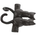 thumbnail image 1 of Here's a polished and professional product description based on your input:\n\n \n\n**1pc Vintage Animal Shaped Wall Mounted Hook – Retro Style Coatrack, 1 of 5