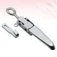 thumbnail image 4 of MasteelfCA Heavy Trailer Buckle Barrel Hasp Beam Clamp Agrafe Anchor Ear Hasp Multi-use Lock Catch (Silver), 4 of 7