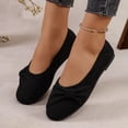 thumbnail image 5 of Willtoo Womens Bow Decor Flats Ballet Shoes Round Toe Slip On Loafers Soft Comfort Lightweight Casual Non Slip Walking Shoes, 5 of 6
