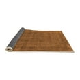 thumbnail image 2 of Ahgly Company Indoor Round Oriental Orange Industrial Area Rugs, 4' Round, 2 of 4