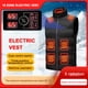 thumbnail image 3 of Bsvklp Chaleco Calefactable para Hombres Y Mujeres Recargable Por USB 3 Niveles Calor 18 Zonas Calefactadas (4XL Negro), 3 of 9