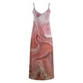 thumbnail image 3 of Watermelon Red Brunch for Juniors Fall Summer Sleeveless Slip Vneck Marble Print Maxi Long Loose Fit Dresses Sun Dresses Women 2025 Clothing Fashion Country Concert Y2K S, 3 of 4