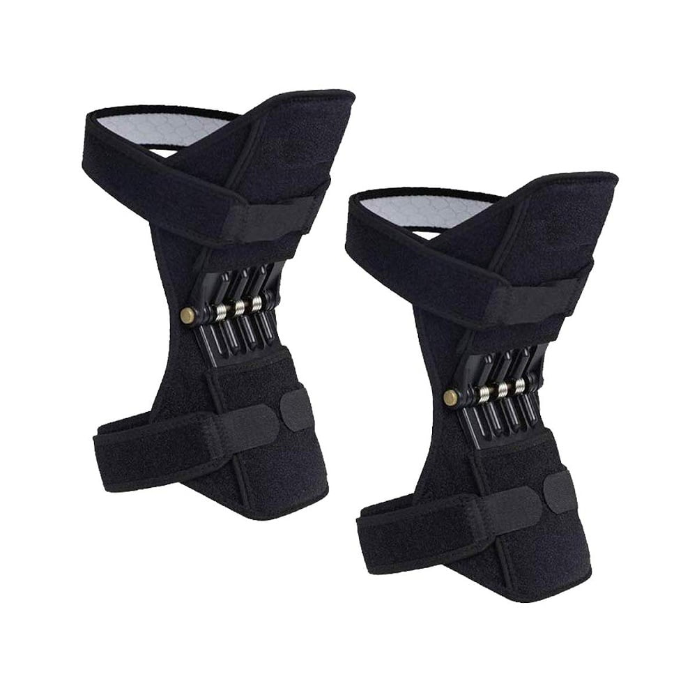 2Pcs Power Knee Stabilizer Pads Powerful Rebound Spring Force Support Knee Pad 