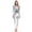 Silver, variant on Women Galaxy Space Alien Jumpsuit Dance Unitard Shiny Metallic Catsuit for Rave Club Party Silver L