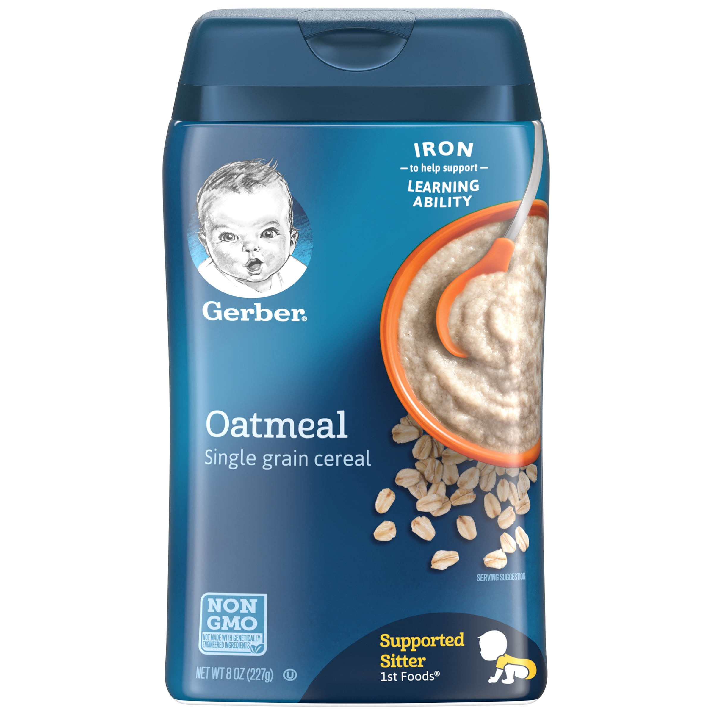 Gerber Single-Grain Oatmeal Baby Cereal 