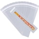 thumbnail image 1 of 100 bolsas de celofán transparentes resellables de 6 "x 12" de largo, bolsas autosellantes para golosinas, bolsas para galletas con solapa adhesiva, envoltura de regalo, bolsas de polietileno, em, 1 of 5