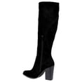 thumbnail image 4 of Women's Journee Collection Kyllie Extra Wide Calf Knee High Boot Black Faux Suede 9m, Comfort, 4 of 7
