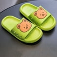 thumbnail image 5 of LUOGENLI Slippers Girls Slippers Size 3 Cat Children Home Slippers Soft Soles Indoor and Outdoor Bathing for Boys and Girls Fashion Girls Slippers Size 1.5 Girls Slippers Size 2-3 Green 30, 5 of 5