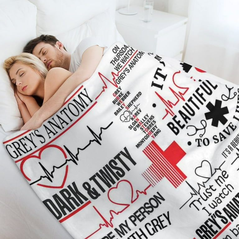 Grey's anatomy throw blanket sale