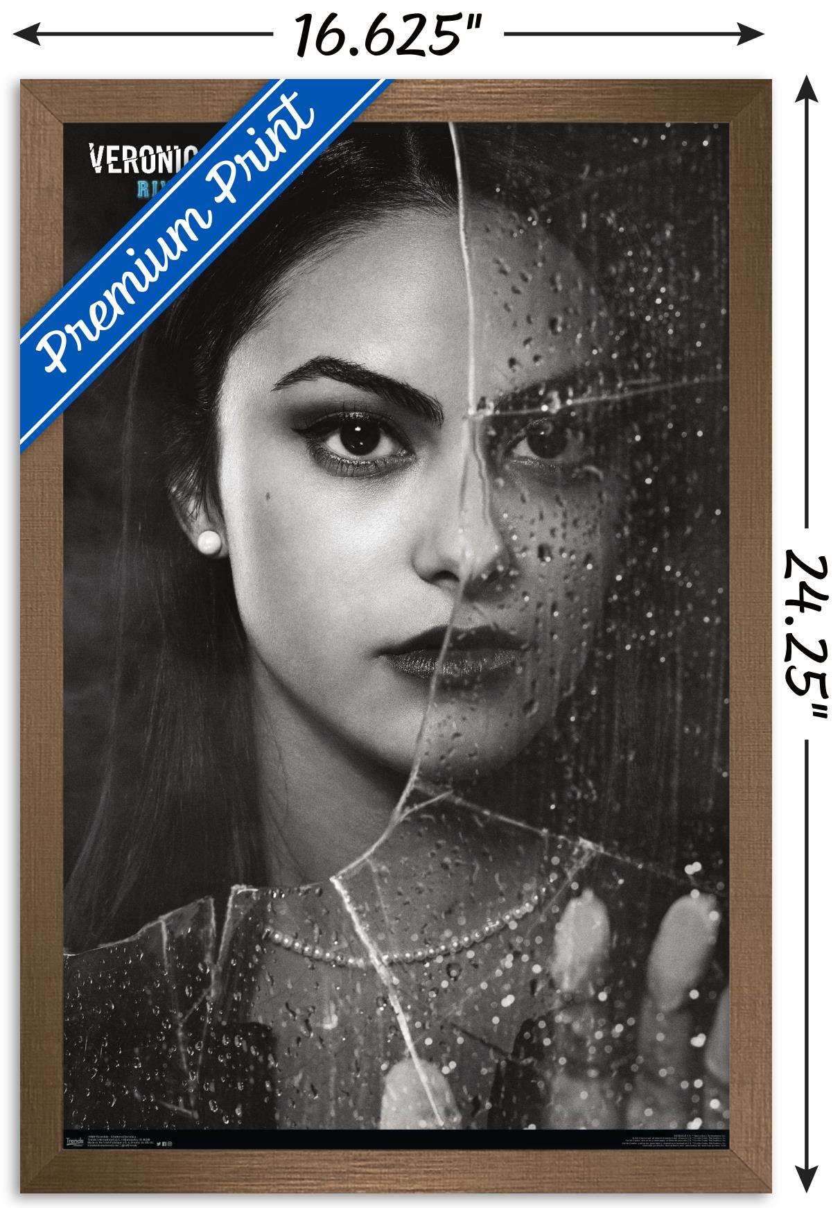 Riverdale - Shattered Veronica Wall Poster, 14.725" x 22.375", Framed